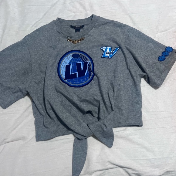 LV Globe Self-Tie T-ShirtNever worn